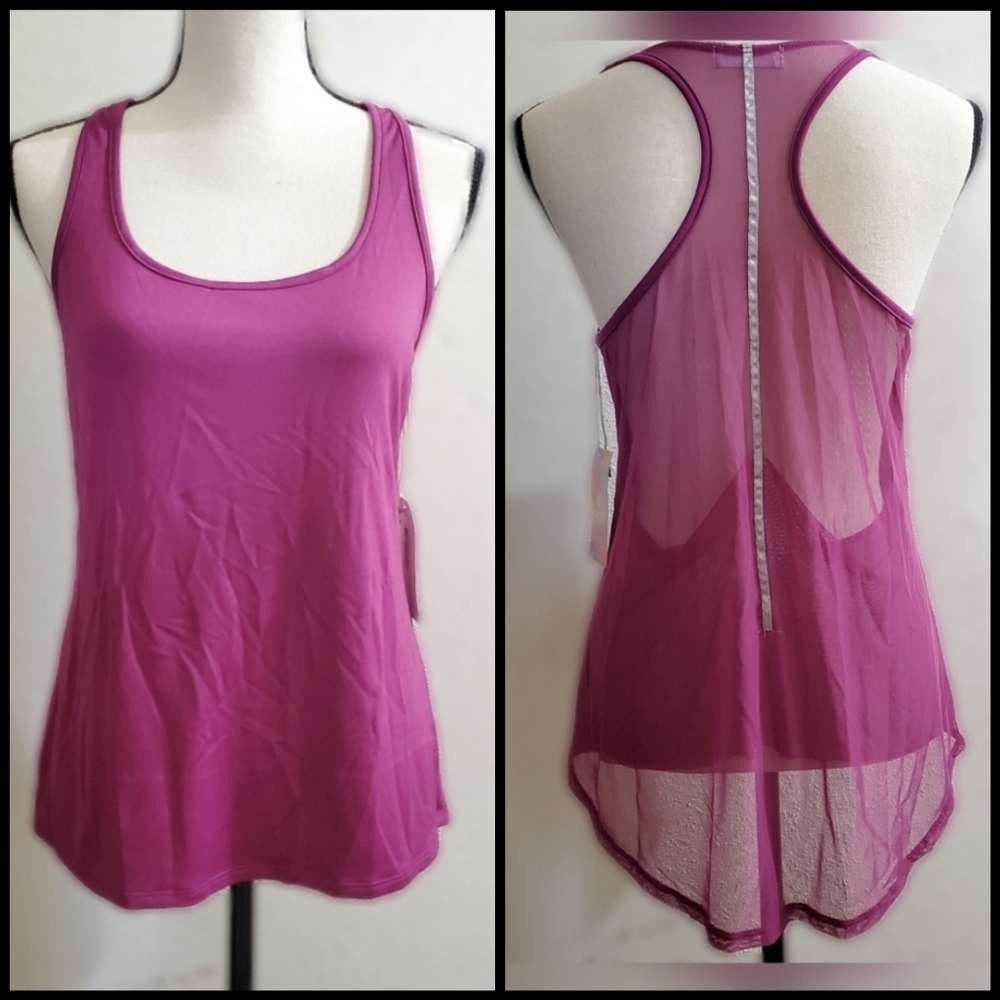 NWT Tank Top with Mesh Back